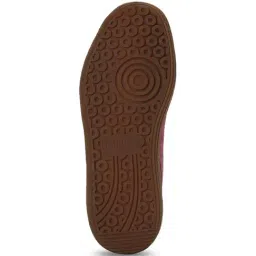 Puma Unisex White & Fluro Pink Pes Palermo Sneakers image 4