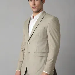 Louis Philippe Khaki Slim Fit Blazer image 3