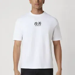 Van Heusen White Regular Fit Printed T-Shirt-picture-37