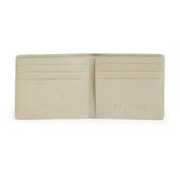 Being Human Black & Beige Textured Leather Wallet image 4