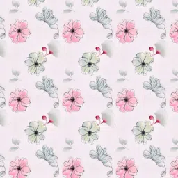 Haus & Kinder Multicolor 100% Cotton Floral 300 TC Soft King Flat Bedsheet with 2 Pillow Covers image 5