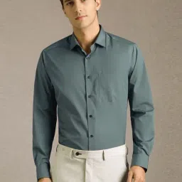 Louis Philippe Green Regular Fit Shirt-picture-35