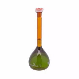 Supertek Volumetric Flask Amber Class B 10 ml with Interchangeable Glass and Super Stopper, 71.418.0010NIS (Pack of 2) image 2