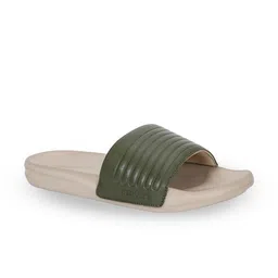 NEEMANS Men Striped Rubber Sliders image 2