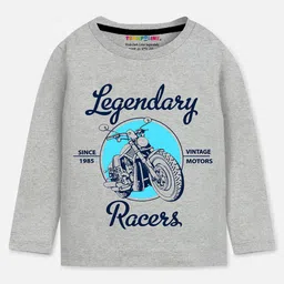 YK X Trampoline Boys Pack of 3 Graphic Printed Cotton Tshirts image 2