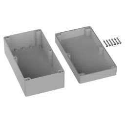 RS PRO Grey ABS General Purpose Enclosure, IP66, IK07, Grey Lid, 200 x 360 x 149.5 mm Model No 2010207 image 3