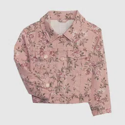GAP Girls Floral Crop Denim Jacket-picture-38