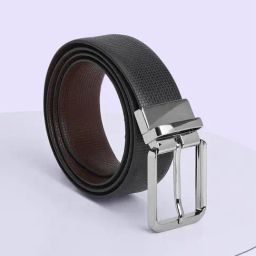 Byford by Pantaloons Black Leather Formal Belt for Men-picture-26
