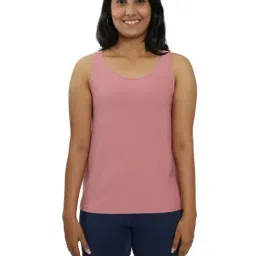 BlissClub Pink Regular Fit Sports Tank Top-picture-18