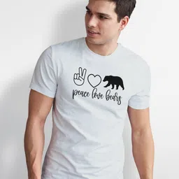 Seekbuylove Men Bio Finish Graphic Printed Round Neck Pure Cotton T-shirt-picture-47