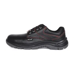 acme Eris Safety Shoe S.T. PU Double Density - Low Ankle - Black Barton Buff Leather image 1
