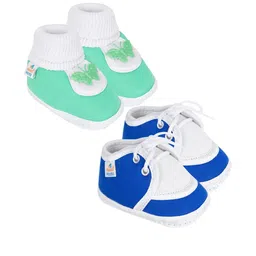 NESKA MODA Kids Pair Of 2 Cotton Booties-image-84