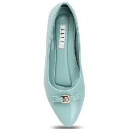 Elle Women's Sky Blue Flat Ballets image 4