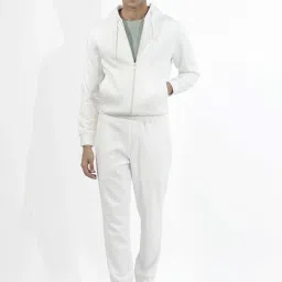 Rare Rabbit Off White Regular Fit Solid Sweatshirt image 4