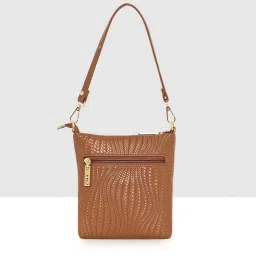 Esbeda Tan Textured Medium Shoulder Bag image 4
