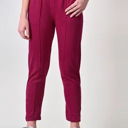 BAESD Women Relaxed Mid-Rise Regular Trousers-picture-41