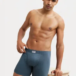 Jockey 8008 Men's Super Combed Cotton Rib Solid Boxer Brief with Ultrasoft Concealed Waistband image 4