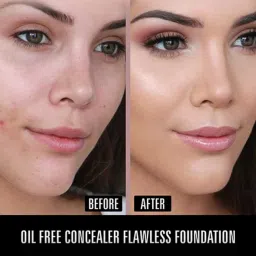 Matt Look Oil-Free Concealer Flawless Foundation 04 Ivory - 43 gm image 4