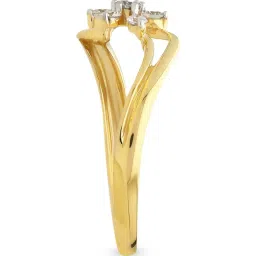 Malabar Gold and Diamonds 18k IGI Certified Diamond Yellow Gold Ring for Women image 4