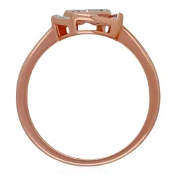 Malabar Gold and Diamonds 18k IGI Certified Diamond Rose Gold Ring for Women image 4