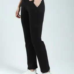 monte carlo Rock.It Black Cotton Blend Solid Trackpants image 4