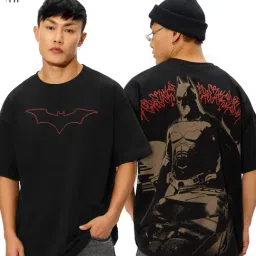 The Souled Store Black Cotton Oversized T-Shirts-image-68
