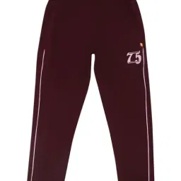 Proteens Kids Brown Cotton Printed Trackpants-image-33