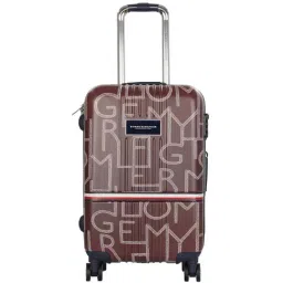Tommy Hilfiger Brown Large Hard Cabin Trolley - 32.5 cm-picture-17