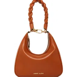 Anne Klein Brown Solid Shoulder Handbag image 4