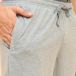 Sweet Dreams Grey Melange Regular Fit Lounge Shorts image 4