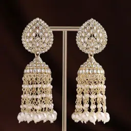 Priyaasi Kundan Jhumki Earrings-picture-16