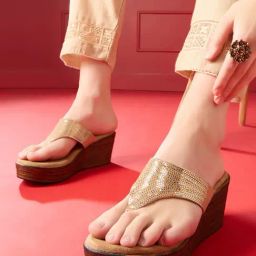 Inc.5 Women's Beige Thong Wedges-picture-44