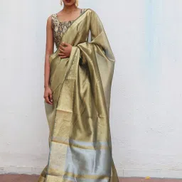 Chidiyaa Nargiz Nausheen Khimkab Brocade Blouse image 4