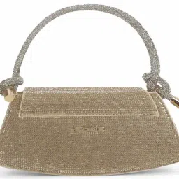Metro Gold Embellished Small Satchel image 4