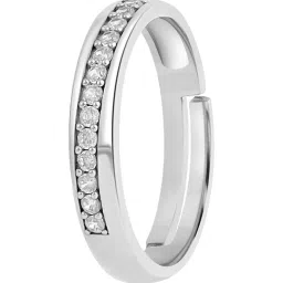 Zavya 925 Silver Minimal Rhodium Plated Ring For Men image 4