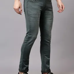 Cantabil Dark Green Regular Fit Jeans image 4
