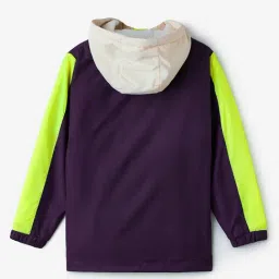 The Souled Store Kids Multicolor Color Block Full Sleeves Jacket image 2