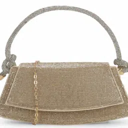 Metro Gold Embellished Small Satchel image 2