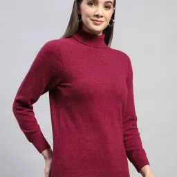 Monte Carlo Wine Wool Regular Fit Sweater image 4