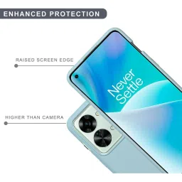 Sprig Liquid Silicone Back Cover for Oneplus Nord 2T 5G (Blue) image 4