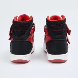 Fame Forever by Lifestyle Kids White & Red Casual Sneakers image 4