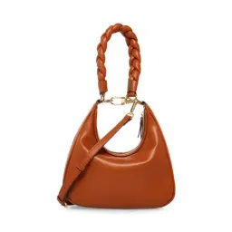 Anne Klein Brown Solid Shoulder Handbag image 5