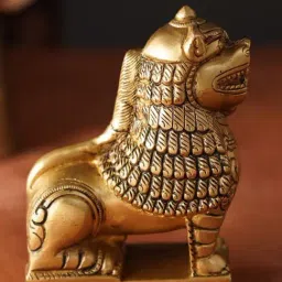 Jaypore Antique Gold Table Top Brass Hand Crafted Decor image 5