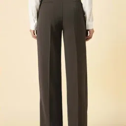 Allen Solly Brown Regular Fit Trousers image 2