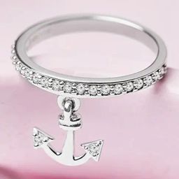 Mia by Tanishq 925 Silver Shiny Sailor Silver Finger Ring-picture-37