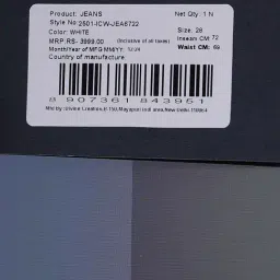 Iconic White Bootcut Jeans image 5