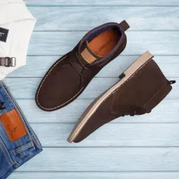 Louis Stitch Men's Brunette Brown Chukka Boots image 2