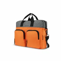 THE HOLISTIK Rovio Orange & Grey Medium Laptop Messenger Bag - 11.07 inches image 3