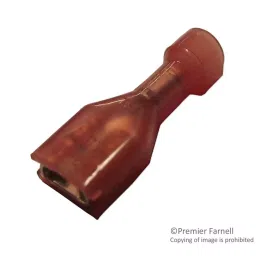 MULTICOMP PRO Quick Disconnect Crimp Terminals CRIMP TERMINAL, FEMALE, RED, PK 100, FDFNY1-187(5)A (Pack of 100)-picture-11