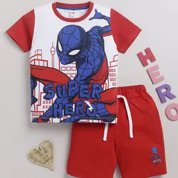 LITTLE NINJA Boys Printed T-shirt with Shorts-picture-33